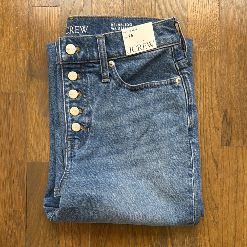 J. Crew High Rise Blue Denim Jeans size 26